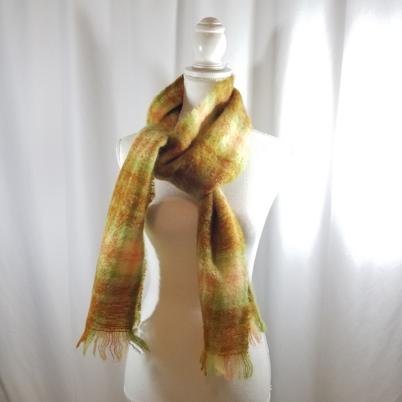 Hand A Craft All Mohair Pile Scarf Made in Scotland - Picture 1 of 7